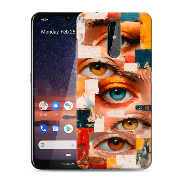 Силиконовый чехол на Nokia 3.2 с принтом Модный принт