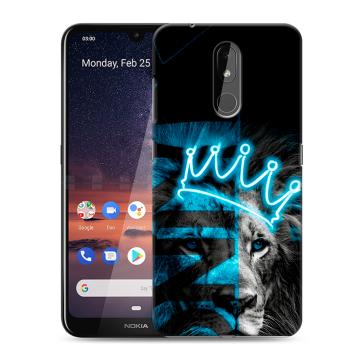 Силиконовый чехол на Nokia 3.2 с принтом Король лев Силиконовый чехол на Nokia 3.2 с принтом Король лев