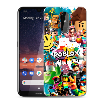 Силиконовый чехол на Nokia 3.2 с принтом Roblox Роблокс Силиконовый чехол на Nokia 3.2 с принтом Roblox Роблокс