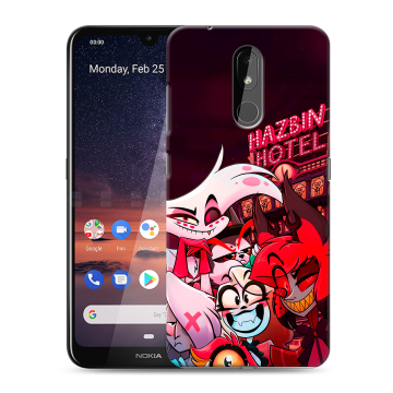Силиконовый чехол на Nokia 3.2 с принтом Hazbin Hotel Отель Хазбин Силиконовый чехол на Nokia 3.2 с принтом Hazbin Hotel Отель Хазбин