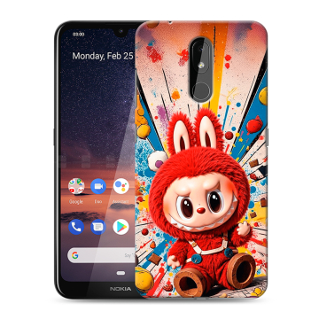 Силиконовый чехол на Nokia 3.2 с принтом Labubu Лабубу Силиконовый чехол на Nokia 3.2 с принтом Labubu Лабубу