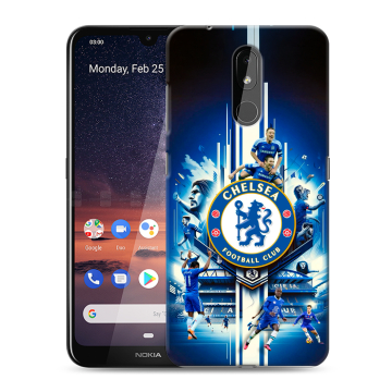Силиконовый чехол на Nokia 3.2 с принтом Chelsea Челси Силиконовый чехол на Nokia 3.2 с принтом Chelsea Челси