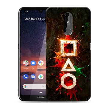 Силиконовый чехол на Nokia 3.2 с принтом Squid Game Игра кальмара Силиконовый чехол на Nokia 3.2 с принтом Squid Game Игра кальмара