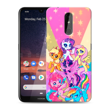 Силиконовый чехол на Nokia 3.2 с принтом My little pony Дружба чудо Силиконовый чехол на Nokia 3.2 с принтом My little pony Дружба чудо