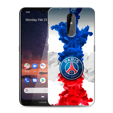 Силиконовый чехол на Nokia 3.2 с принтом PSG ПСЖ Силиконовый чехол на Nokia 3.2 с принтом PSG ПСЖ