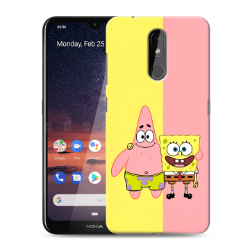 Силиконовый чехол на Nokia 3.2 с принтом Спанч боб Спанчбоб Силиконовый чехол на Nokia 3.2 с принтом Спанч боб Спанчбоб