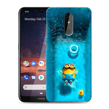 Силиконовый чехол на Nokia 3.2 с принтом Миньоны Силиконовый чехол на Nokia 3.2 с принтом Миньоны