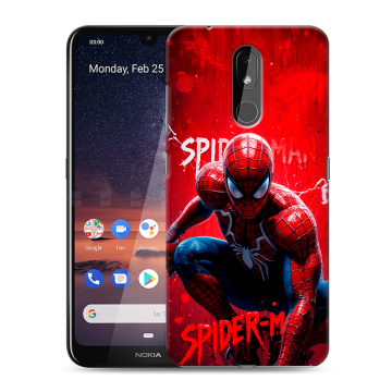 Силиконовый чехол на Nokia 3.2 с принтом Spiderman Человек паук Силиконовый чехол на Nokia 3.2 с принтом Spiderman Человек паук