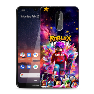 Силиконовый чехол на Nokia 3.2 с принтом Roblox Роблокс Силиконовый чехол на Nokia 3.2 с принтом Roblox Роблокс