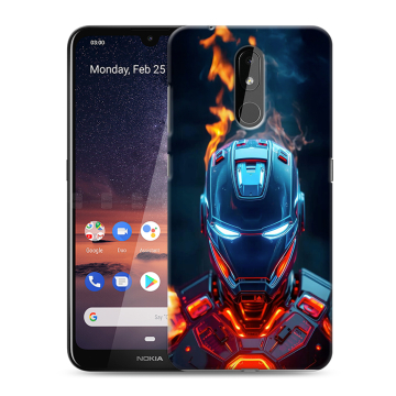 Силиконовый чехол на Nokia 3.2 с принтом IronMan Железный человек Силиконовый чехол на Nokia 3.2 с принтом IronMan Железный человек