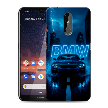 Силиконовый чехол на Nokia 3.2 с принтом BMW БМВ Силиконовый чехол на Nokia 3.2 с принтом BMW БМВ