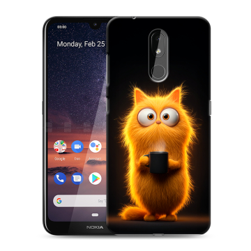 Силиконовый чехол на Nokia 3.2 с принтом Смешной кот Силиконовый чехол на Nokia 3.2 с принтом Смешной кот