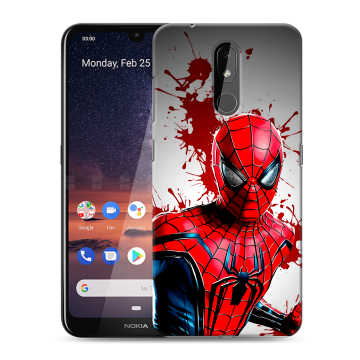 Силиконовый чехол на Nokia 3.2 с принтом Spiderman Человек паук Силиконовый чехол на Nokia 3.2 с принтом Spiderman Человек паук