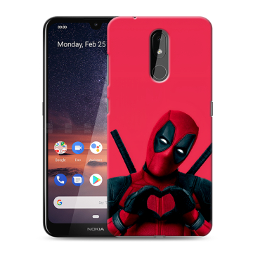 Силиконовый чехол на Nokia 3.2 с принтом Дедпул Deadpool Силиконовый чехол на Nokia 3.2 с принтом Дедпул Deadpool