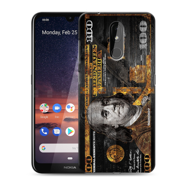 Силиконовый чехол на Nokia 3.2 с принтом Доллар деньги Силиконовый чехол на Nokia 3.2 с принтом Доллар деньги