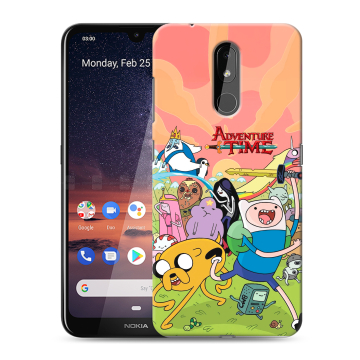 Силиконовый чехол на Nokia 3.2 с принтом Adventure time Время приключений Силиконовый чехол на Nokia 3.2 с принтом Adventure time Время приключений