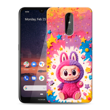 Силиконовый чехол на Nokia 3.2 с принтом Labubu Лабубу Силиконовый чехол на Nokia 3.2 с принтом Labubu Лабубу