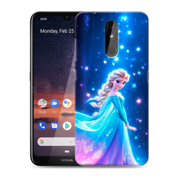 Силиконовый чехол на Nokia 3.2 с принтом Холодное сердце Frozen Силиконовый чехол на Nokia 3.2 с принтом Холодное сердце Frozen