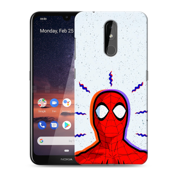 Силиконовый чехол на Nokia 3.2 с принтом Spiderman Человек паук Силиконовый чехол на Nokia 3.2 с принтом Spiderman Человек паук