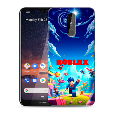 Силиконовый чехол на Nokia 3.2 с принтом Roblox Роблокс Силиконовый чехол на Nokia 3.2 с принтом Roblox Роблокс