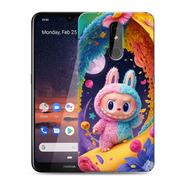 Силиконовый чехол на Nokia 3.2 с принтом Labubu Лабубу Силиконовый чехол на Nokia 3.2 с принтом Labubu Лабубу