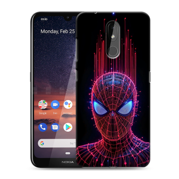 Силиконовый чехол на Nokia 3.2 с принтом Spiderman Человек паук Силиконовый чехол на Nokia 3.2 с принтом Spiderman Человек паук