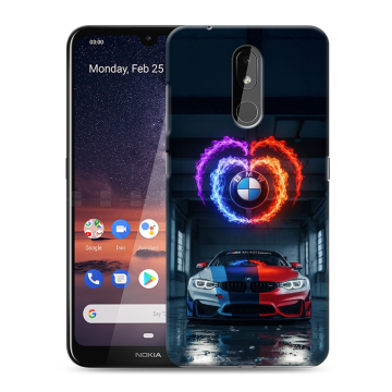 Силиконовый чехол на Nokia 3.2 с принтом BMW БМВ Силиконовый чехол на Nokia 3.2 с принтом BMW БМВ
