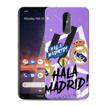 Силиконовый чехол на Nokia 3.2 с принтом Real Madrid Реал Мадрид Силиконовый чехол на Nokia 3.2 с принтом Real Madrid Реал Мадрид