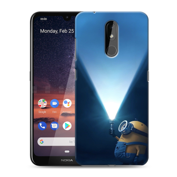 Силиконовый чехол на Nokia 3.2 с принтом Миньоны Силиконовый чехол на Nokia 3.2 с принтом Миньоны