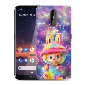 Силиконовый чехол на Nokia 3.2 с принтом Labubu Лабубу Силиконовый чехол на Nokia 3.2 с принтом Labubu Лабубу