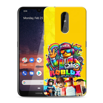 Силиконовый чехол на Nokia 3.2 с принтом Roblox Роблокс Силиконовый чехол на Nokia 3.2 с принтом Roblox Роблокс