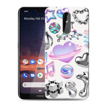 Силиконовый чехол на Nokia 3.2 с принтом Y2K Силиконовый чехол на Nokia 3.2 с принтом Y2K