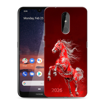 Силиконовый чехол на Nokia 3.2 с принтом Новый год Силиконовый чехол на Nokia 3.2 с принтом Новый год