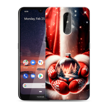 Силиконовый чехол на Nokia 3.2 с принтом Новый год Силиконовый чехол на Nokia 3.2 с принтом Новый год