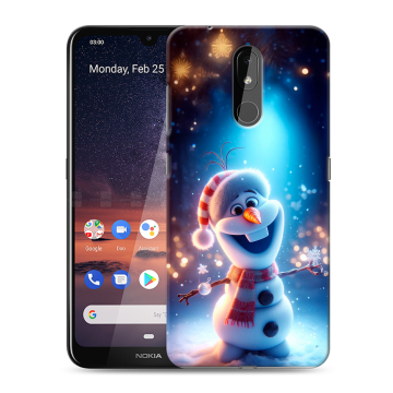 Силиконовый чехол на Nokia 3.2 с принтом Новый год Силиконовый чехол на Nokia 3.2 с принтом Новый год
