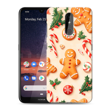 Силиконовый чехол на Nokia 3.2 с принтом Новый год Силиконовый чехол на Nokia 3.2 с принтом Новый год