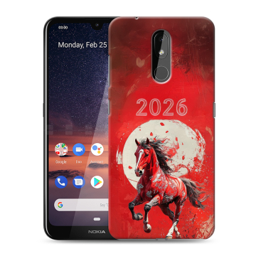 Силиконовый чехол на Nokia 3.2 с принтом Новый год Силиконовый чехол на Nokia 3.2 с принтом Новый год