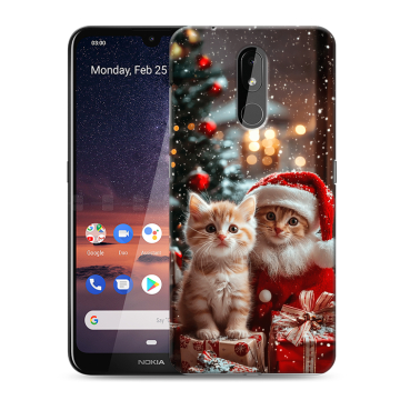 Силиконовый чехол на Nokia 3.2 с принтом Новый год Силиконовый чехол на Nokia 3.2 с принтом Новый год