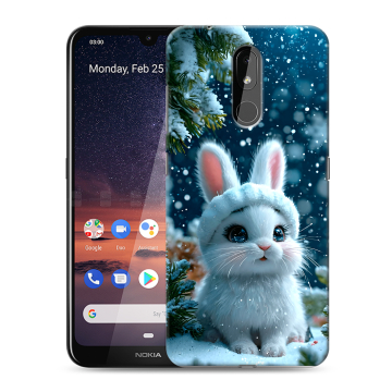 Силиконовый чехол на Nokia 3.2 с принтом Новый год Силиконовый чехол на Nokia 3.2 с принтом Новый год