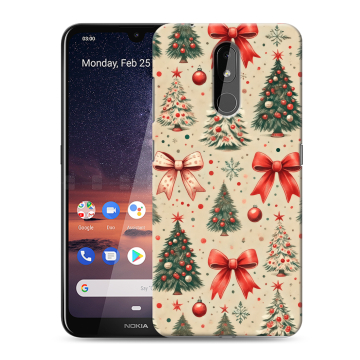 Силиконовый чехол на Nokia 3.2 с принтом Новый год Силиконовый чехол на Nokia 3.2 с принтом Новый год