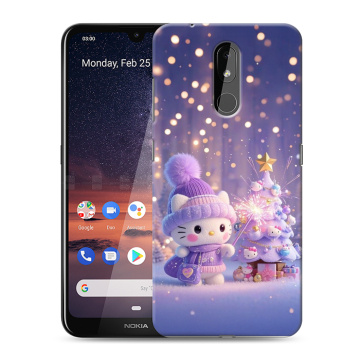 Силиконовый чехол на Nokia 3.2 с принтом Новый год Силиконовый чехол на Nokia 3.2 с принтом Новый год