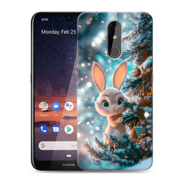 Силиконовый чехол на Nokia 3.2 с принтом Новый год Силиконовый чехол на Nokia 3.2 с принтом Новый год