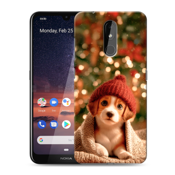 Силиконовый чехол на Nokia 3.2 с принтом Новый год Силиконовый чехол на Nokia 3.2 с принтом Новый год