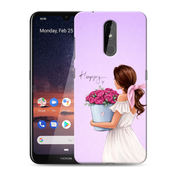 Силиконовый чехол на Nokia 3.2 с принтом женский Силиконовый чехол на Nokia 3.2 с принтом женский
