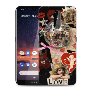 Силиконовый чехол на Nokia 3.2 с принтом для девочек Силиконовый чехол на Nokia 3.2 с принтом для девочек