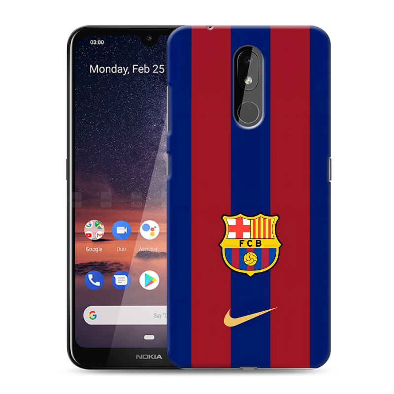 Силиконовый чехол на Nokia 3.2 с принтом Барселона Barcelona Силиконовый чехол на Nokia 3.2 с принтом Барселона Barcelona