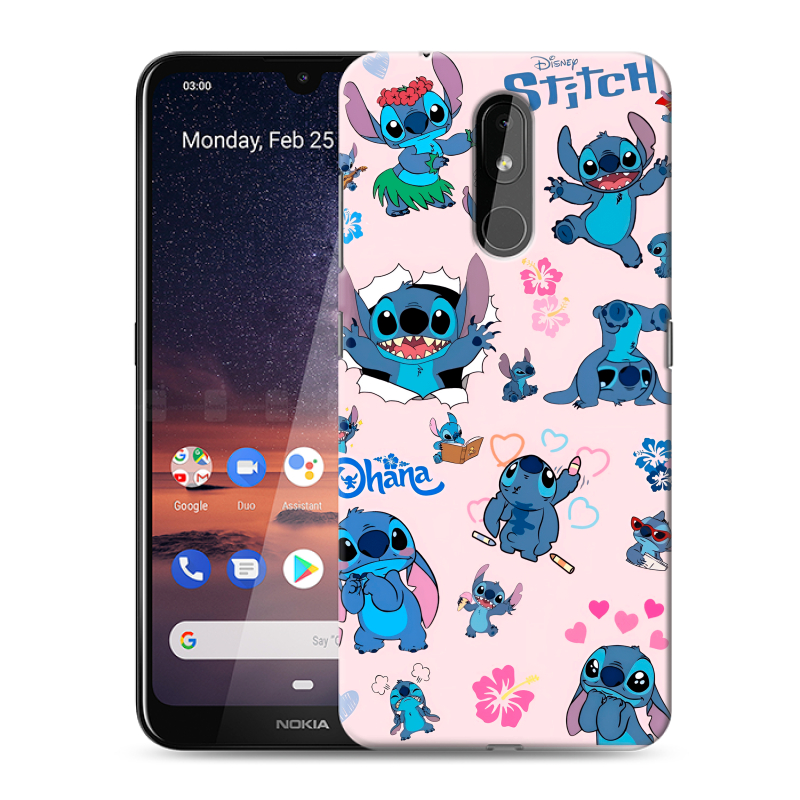 Силиконовый чехол на Nokia 3.2 с принтом Лило и Стич Силиконовый чехол на Nokia 3.2 с принтом Лило и Стич
