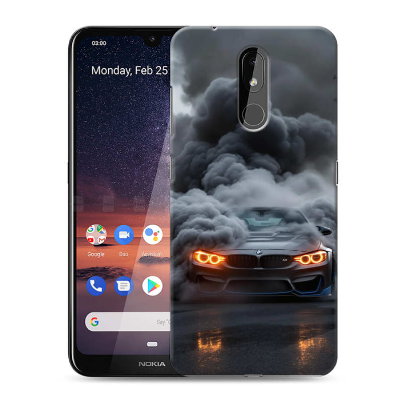 Силиконовый чехол на Nokia 3.2 с принтом BMW БМВ Силиконовый чехол на Nokia 3.2 с принтом BMW БМВ