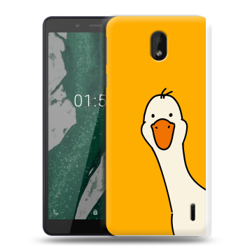 Силиконовый чехол на Nokia 1 Plus с принтом Утка