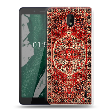 Силиконовый чехол на Nokia 1 Plus с принтом Ковер